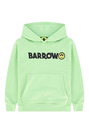 felpa in cotone verde BARROW KIDS | S5BKJUHS078081